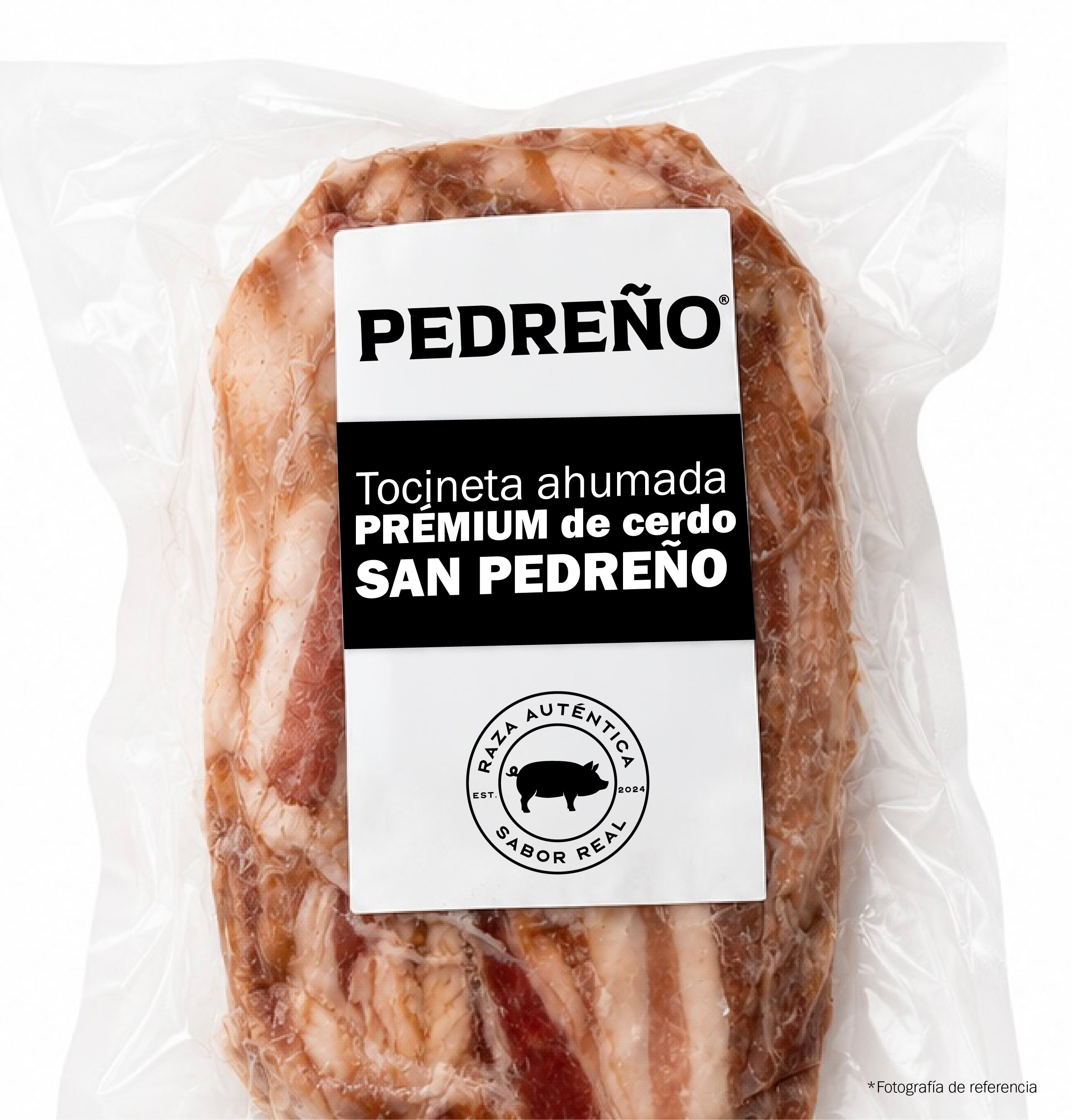 TOCINETA AHUMADA PREMIUM PEDREÑO 500G